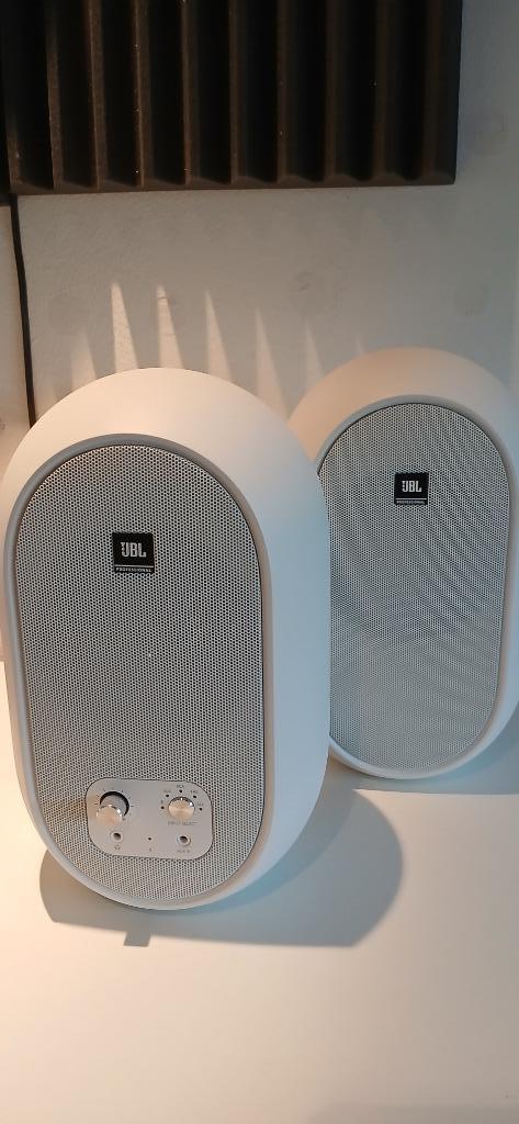 JBL 104 BT Studio Luidsprekers met Bluetooth, Audio, Tv en Foto, Luidsprekers, Zo goed als nieuw, Front, Rear of Stereo speakers