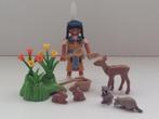 playmobil 5278 indianen meisje met dieren, Kinderen en Baby's, Complete set, Gebruikt, Ophalen of Verzenden