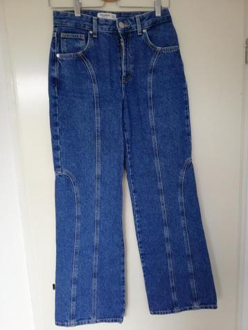 Broek Pull and Bear  donker Blauw straight XS/34 lengte 32   beschikbaar voor biedingen
