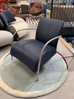 Showmodel Montis Lomas Fauteuil Highland Blauw leer Stoel, Huis en Inrichting, Fauteuils, Nieuw, Ophalen of Verzenden, Montis