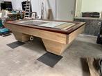 Biljart 230 x 115 cm incl. plaatsing, nieuw laken, compleet, Ophalen, Zo goed als nieuw, Biljarttafel