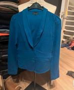 King Louie blazer colbert blauw L, Kleding | Dames, Ophalen of Verzenden, Zo goed als nieuw, Maat 38/40 (M), Blauw