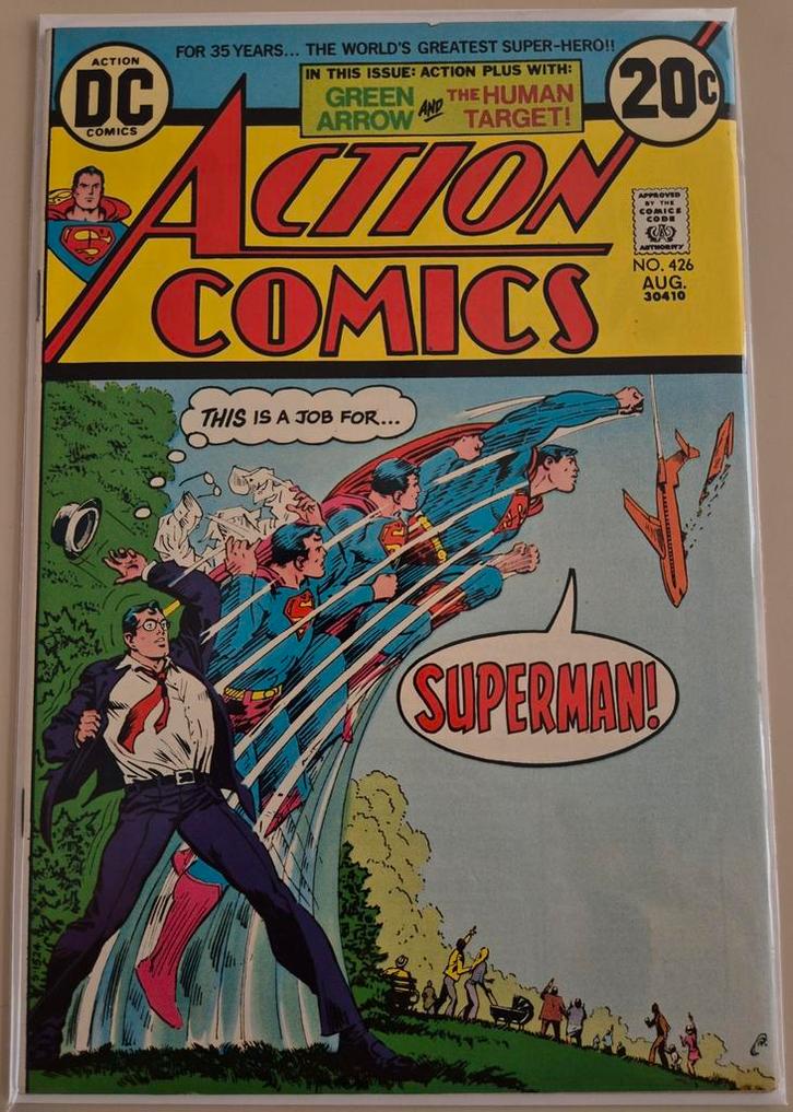 Action Comics #426 (1973), Boeken, Strips | Comics, Zo goed als nieuw, Eén comic, Amerika, Ophalen of Verzenden
