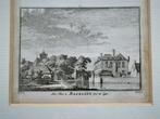 Gravure Baarland Zeeland Het Huis te Baarland Zuid Beveland, Ophalen of Verzenden