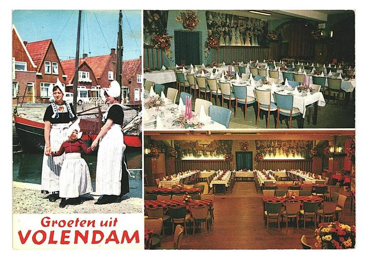 34516 Volendam AMVO Nette oude kaart Onbeschreven, Verzamelen, Ansichtkaarten | Nederland, Ongelopen, Noord-Holland, 1960 tot 1980