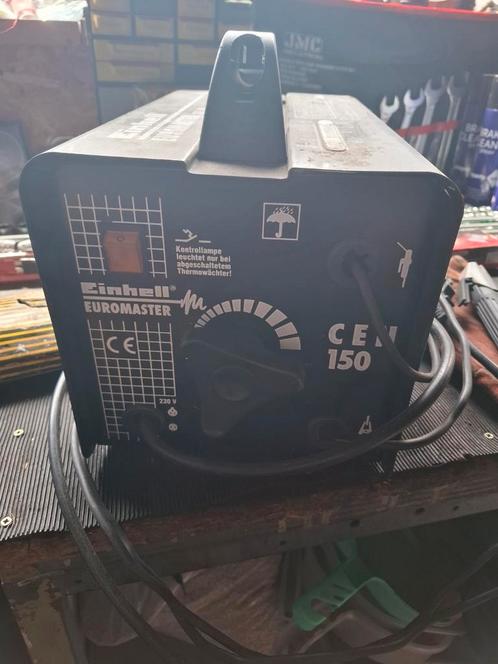 Einhell euromaster cen 150 lasapparaat, Doe-het-zelf en Verbouw, Gereedschap | Lasapparaten, Gebruikt, Elektroden, 150 tot 250 ampère