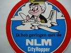 sticker Cityhopper vliegtuig NLM KLM piloot luchtvaart -4-, Verzenden, Zo goed als nieuw, Bedrijf of Vereniging