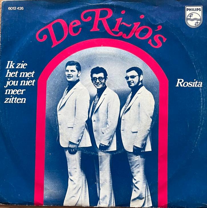 De Ri-jo's -Ik zie het met jou niet meer zitten / Rosita, Cd's en Dvd's, Vinyl Singles, Gebruikt, Single, Nederlandstalig, 7 inch