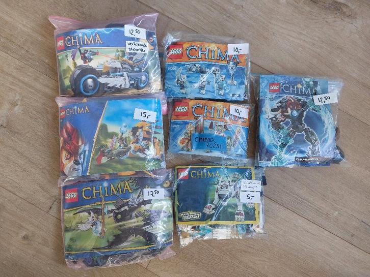 Partij Lego Chima 70007, 70115 70128 70230 70231 70127 70209, Kinderen en Baby's, Speelgoed | Duplo en Lego, Gebruikt, Lego, Complete set