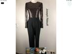 Ribkoff elegante jumpsuit zwart met lurex glitter top maat M, Verzenden, Nieuw, Maat 38/40 (M), Overige kleuren
