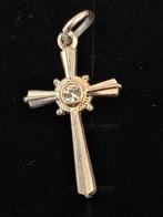 Ketting hanger kruisje, Met kristal, Overige materialen, Ophalen of Verzenden, Zo goed als nieuw
