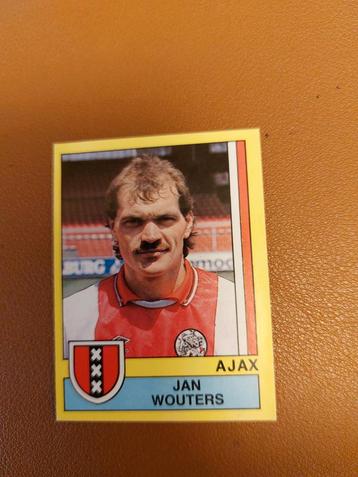 panini voetbal 90 ajax jan wouters 1990 beschikbaar voor biedingen