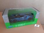 Ford GT 2017 blauw-metallic van Welly 1:24, Auto, Nieuw, Ophalen of Verzenden, Welly