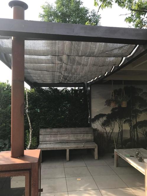 Zonnescherm harmonicadoek 200 cm x 400 cm, Tuin en Terras, Zonneschermen, Gebruikt, Overige typen, Ophalen of Verzenden