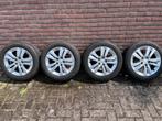 Peugeot lichtmetalen velgen met zomerbanden, Auto-onderdelen, Banden en Velgen, Ophalen, Gebruikt, 16 inch, Banden en Velgen