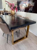 Richmond eettafel blackbone 180cm, Ophalen, Gebruikt, 50 tot 100 cm, Vijf personen of meer