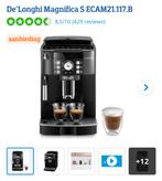 De’Longhi Magnifica S volautomatische espressomachine, Witgoed en Apparatuur, Koffiezetapparaten, Ophalen, Gebruikt, Espresso apparaat