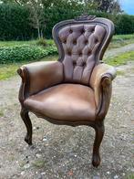 Lederen herenstoel antiek, Ophalen
