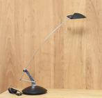 bureaulamp zwart crome verstelbaar, Ophalen of Verzenden, Gebruikt, Metaal, Minder dan 50 cm