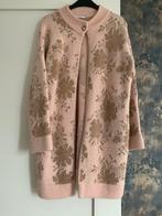 Xandres vest zalmroze met goud (40-42), Kleding | Dames, Truien en Vesten, Verzenden, Gedragen, Maat 42/44 (L), Roze
