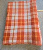 Vintage oranje deken 100 % wol (1 persoons), Antiek en Kunst, Ophalen of Verzenden