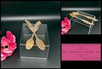 Vintage Oude 2 Benen hoorn theelepels met wajang - K4A, Antiek en Kunst, Antiek | Bestek, Verzenden
