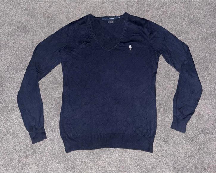 Ralph Lauren Trui Maat M dames, Kleding | Dames, Truien en Vesten, Zo goed als nieuw, Maat 38/40 (M), Blauw, Verzenden