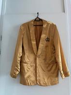 Gouden colbert maat L, Maat 52/54 (L), Carnaval, Ophalen of Verzenden, Kleding