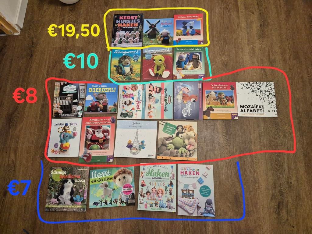Veel Haakboekjes - met diverse onderwerpen vanaf 4,50 p.s, Breien en Haken, Diverse, Ophalen of Verzenden, Zo goed als nieuw