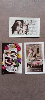 3 oude ansichtkaarten happy birthday, Verzamelen, Verzenden, Voor 1920, Gelopen, Feest(dag)