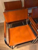 Thonet S33 Mart Stam design eetkamerstoelen - 4 stuks, Huis en Inrichting, Stoelen, Gebruikt, Bruin, Ophalen of Verzenden, Vier