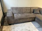 Antracietgrijze hoekbank van microleder, ., Ophalen of Verzenden, Zo goed als nieuw, .