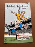 Programma 1966 Nederland- Tsjechoslowakije rood Cruyff, Verzamelen, Sportartikelen en Voetbal, Ophalen of Verzenden, Gebruikt