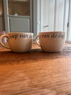Twee aardewerk soepkommen, Gebruikt, Ophalen of Verzenden, Kom(men), Overige stijlen