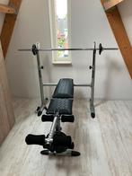 Kettler druk bank met 4 halters en meer dan 100 kg gewicht, Ophalen, Zo goed als nieuw, Metaal, Krachtstation
