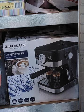 Nieuwe SilverCrest Espresso Machine beschikbaar voor biedingen