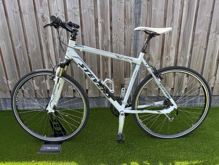 Stevens XCross 4X 55cm wit, Fietsen en Brommers, Fietsen | Heren | Sportfietsen en Toerfietsen, Gebruikt, Overige merken, Meer dan 20 versnellingen