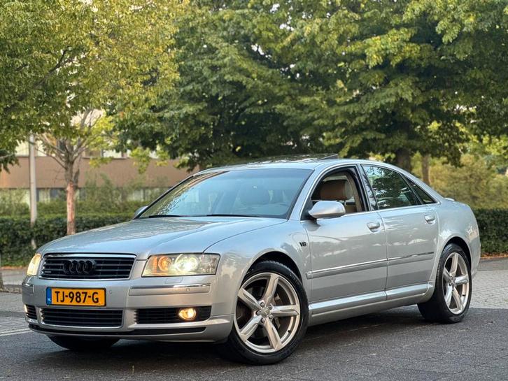 Exclusive AUDI A8 4.2i Aut V8 340PK+ Quattro 20”S8-Pano-Xen!, Auto's, Audi, Particulier, A8, 4x4, ABS, Airbags, Airconditioning