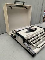Olympia typemachine Traveller de Luxe - vintage retro wit, Gebruikt, Olympia, Onbekend, Ophalen of Verzenden