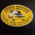 Sticker.  Renault Specialist J.A.Van DEN TOL. Oud Beijerland, Ophalen of Verzenden, Zo goed als nieuw