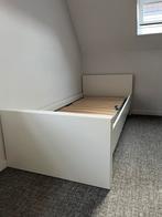 Eenpersoonsbed Kidsmill Alaska 90x200 incl. lattenbodem, Ophalen, 90 cm, Eenpersoons, Wit