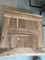 Teak houten salontafel 100x100cm, Ophalen of Verzenden