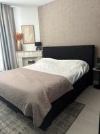 Haco boxspring zwart 180 x 200 met topper, Huis en Inrichting, Ophalen, Gebruikt, Zwart, Tweepersoons
