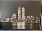2 schilderijen - Central Park New York+New York Twin Towers, Antiek en Kunst, Kunst | Schilderijen | Abstract, Ophalen