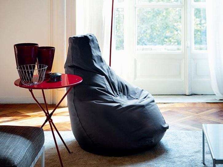 Zanotta Sacco zitzak, Huis en Inrichting, Zitzakken, Gebruikt, Zitzakstoel, Zwart, Ophalen