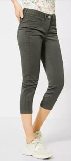 Cecil Janet high waist capri stretch jeans mt 28/24 KOOPJE, Nieuw, Grijs, W28 - W29 (confectie 36), Cecil