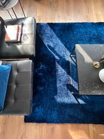 Blauw lekker zacht vloerkleed – 200 x 290 cm, Ophalen, Blauw, 200 cm of meer, Zo goed als nieuw
