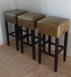 Te koop 3 barkrukken, Huis en Inrichting, Barkrukken, Ophalen, Gebruikt, 60 tot 90 cm