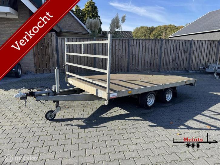 Hapert plateauwagen aanhanger 335x185 2700KG, Auto diversen, Aanhangers en Bagagewagens, Gebruikt