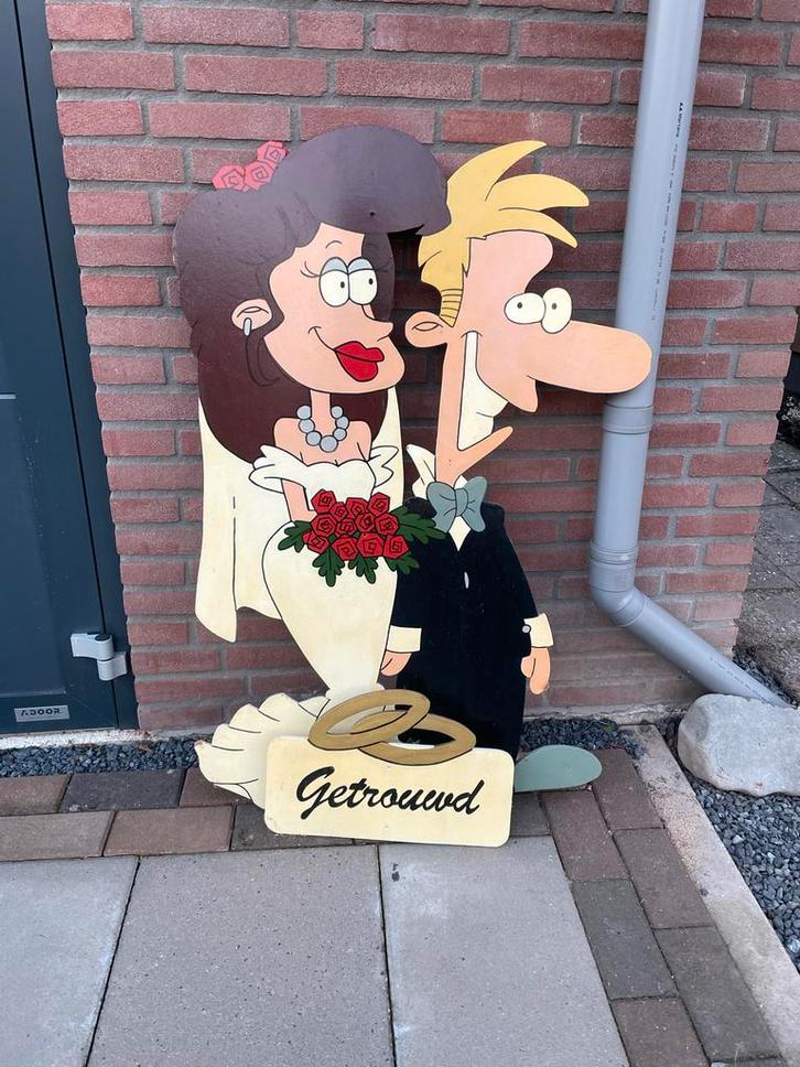 Getrouwd Tuinbord, Tuin en Terras, Overige Tuin en Terras, Gebruikt, Ophalen